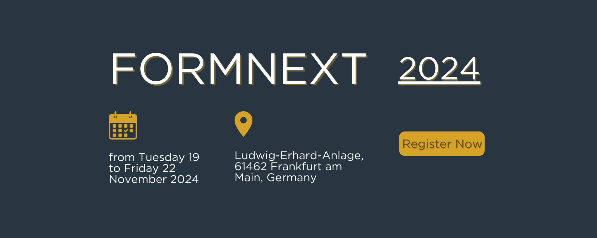 We’ll be at Formnext 2024!