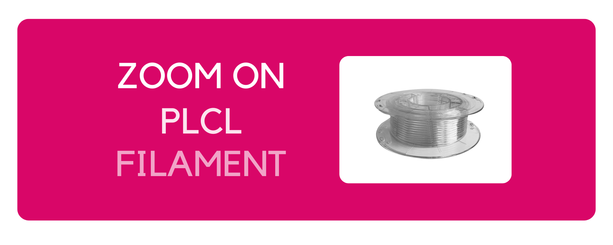 Zoom on PLCL filament