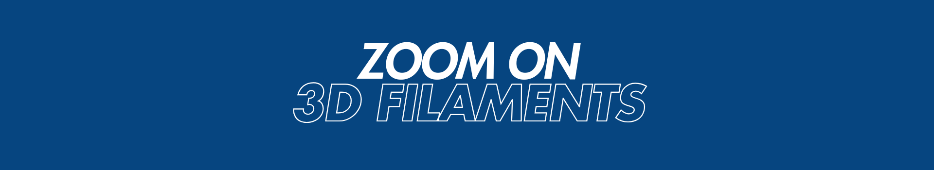Zoom on 3D filaments