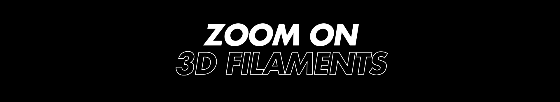 Zoom on 3D filaments