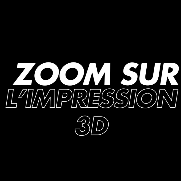 Zoom sur le filament ABS noir