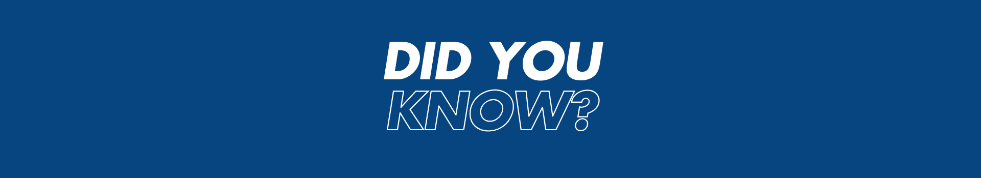 Did you know?