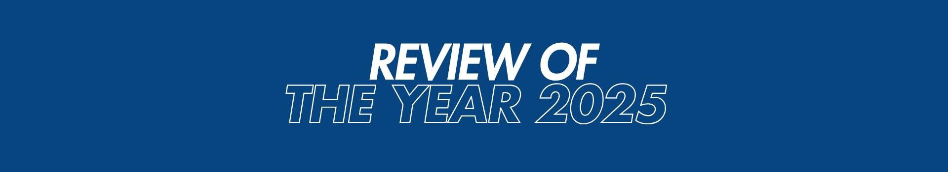 2025 Retrospective