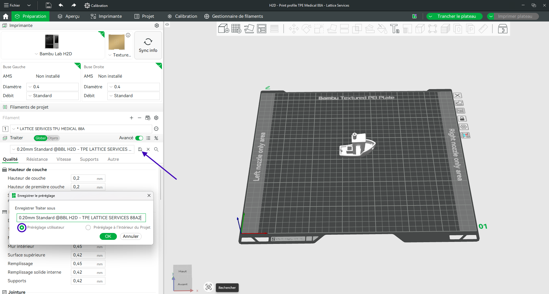 Projet 3MF avec Benchy