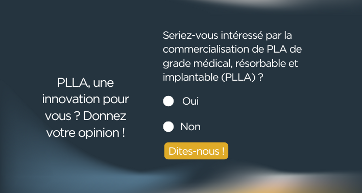 Sondage – Votre intérêt pour le PLLA