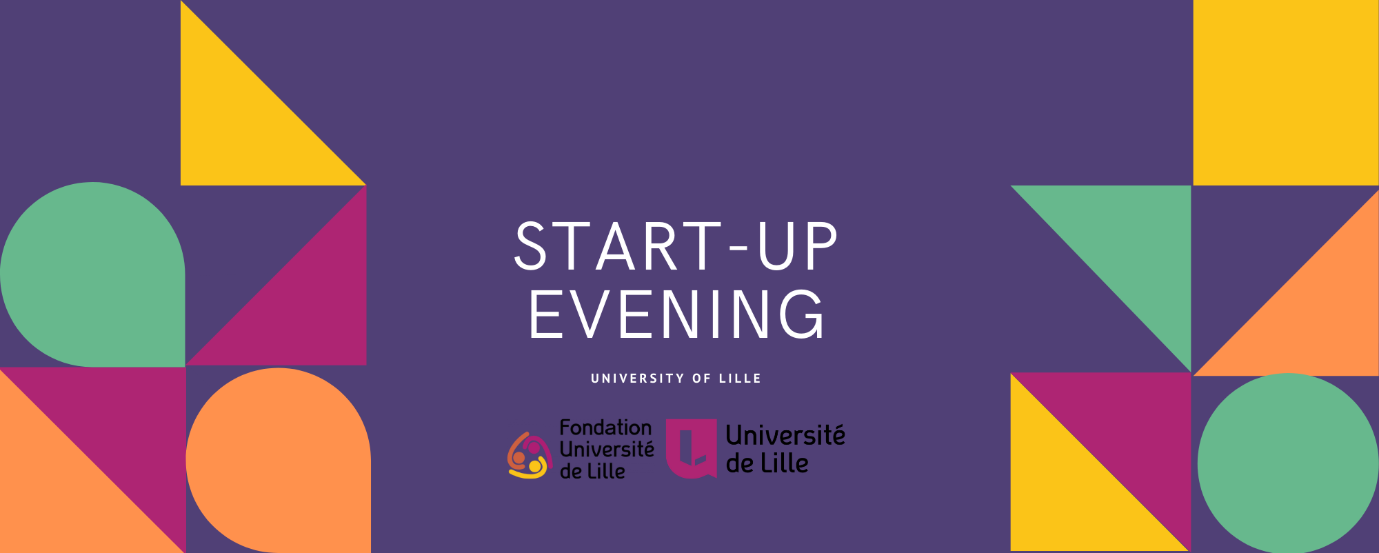 Startup evening at the University of Lille.